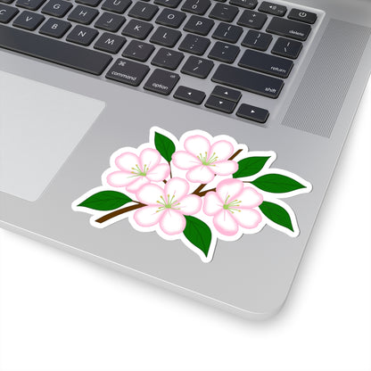 Apple Blooms Kiss-Cut Sticker