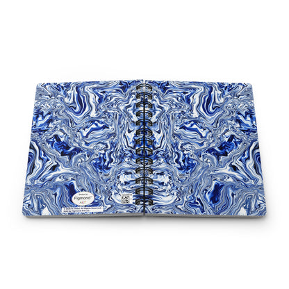 Blue Marble Spiral-Bound Notebook, 5 x 7 Inches