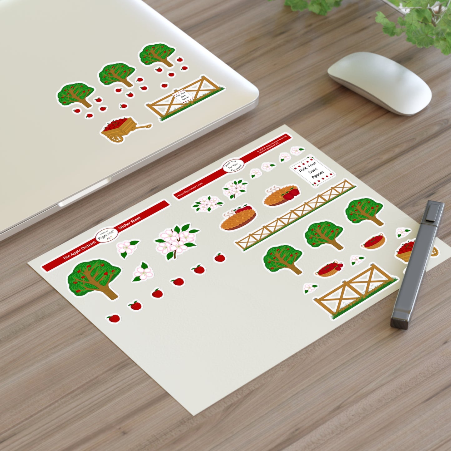 The Apple Orchard Sticker Sheet, 1pc