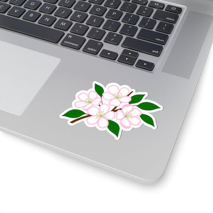 Apple Blooms Kiss-Cut Sticker
