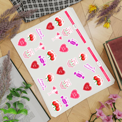 Valentine’s Day Sticker Sheet Bundle, 5pcs