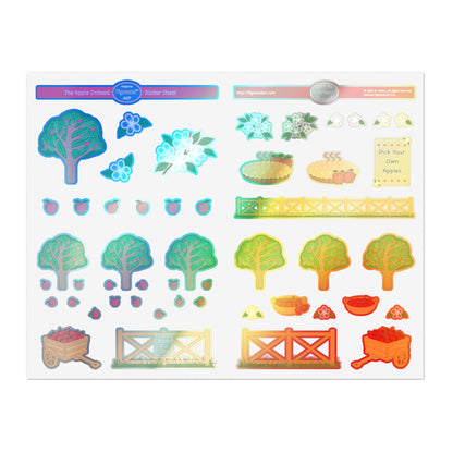 The Apple Orchard Sticker Sheet, 1pc