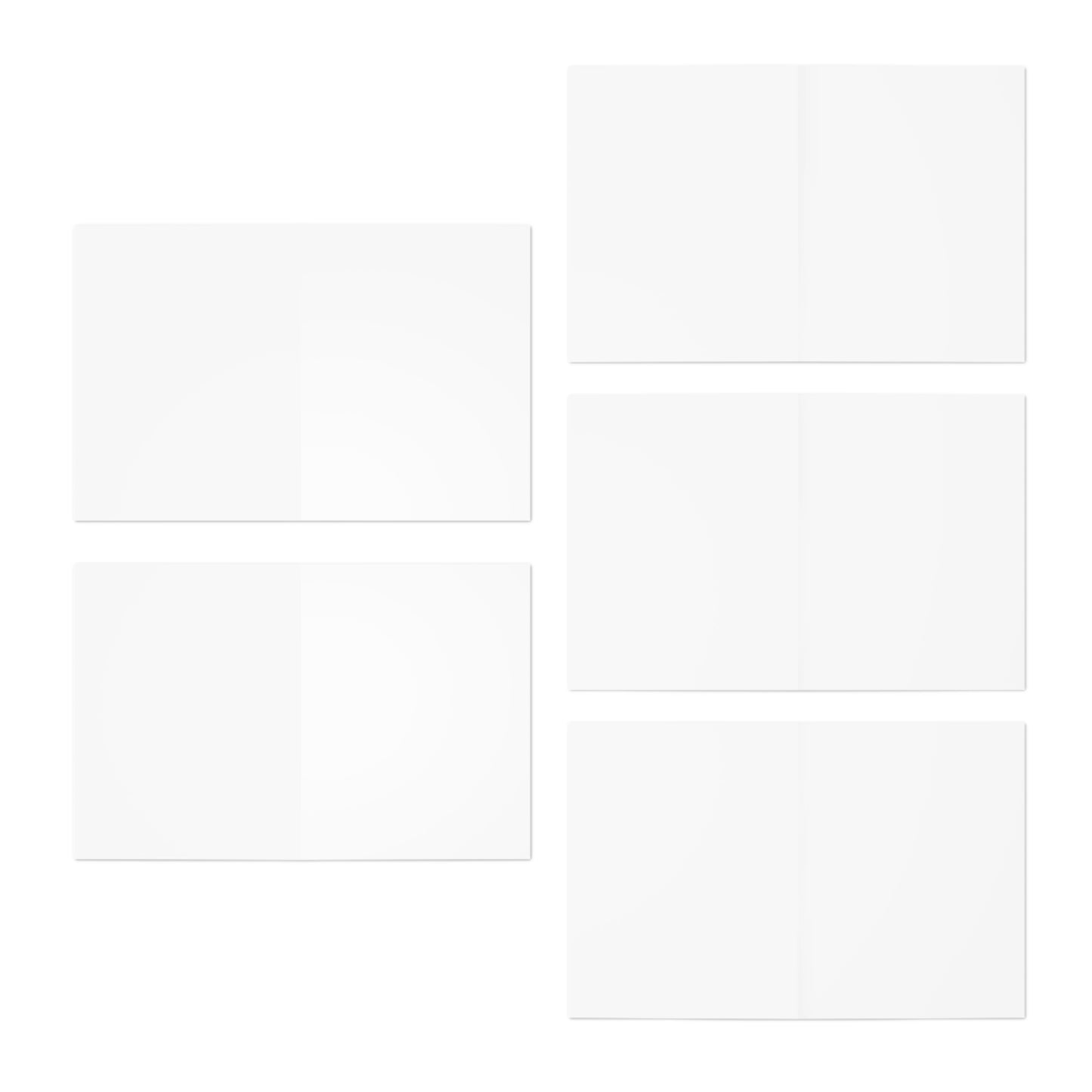 Four Seasons Foliage Greeting Cards, Blank, 5-Pack