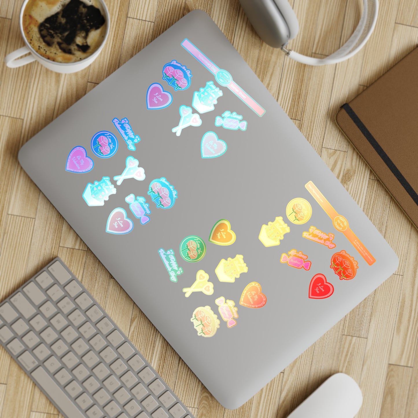 Valentine’s Day Sticker Sheet Bundle, 5pcs