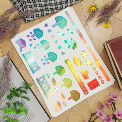 The Apple Orchard Sticker Sheet Bundle, 5pcs