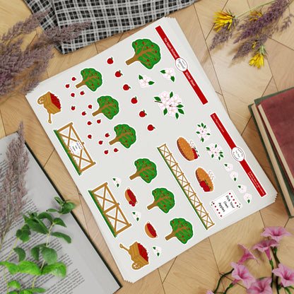The Apple Orchard Sticker Sheet Bundle, 5pcs