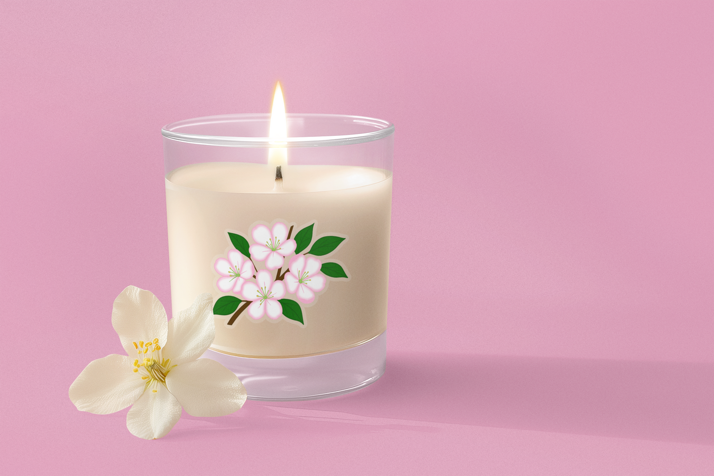 Apple Blooms Kiss-Cut Sticker