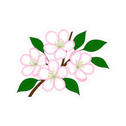 Apple Blooms Kiss-Cut Sticker