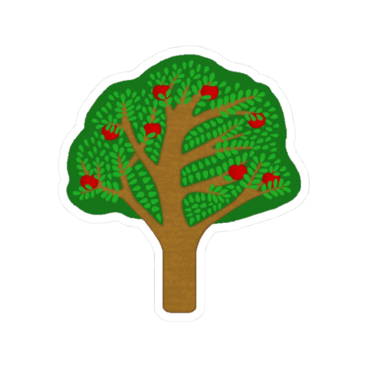 Apple Tree Kiss-Cut Sticker