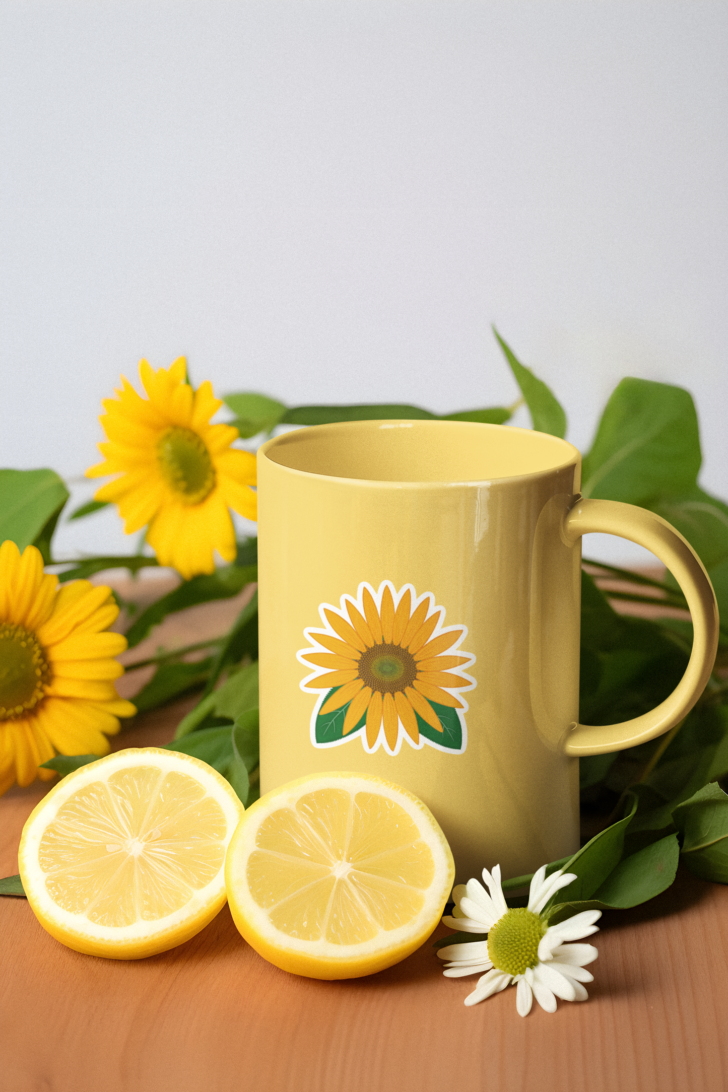 Sunflower Kiss-Cut Sticker