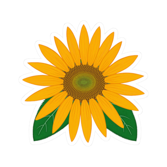 Sunflower Kiss-Cut Sticker