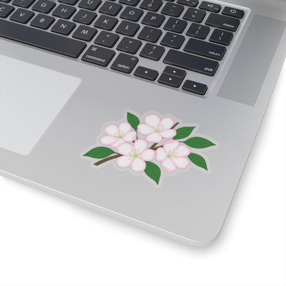 Apple Blooms Kiss-Cut Sticker