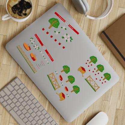 The Apple Orchard Sticker Sheet Bundle, 5pcs