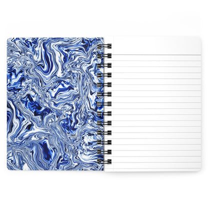 Blue Marble Spiral-Bound Notebook, 5 x 7 Inches