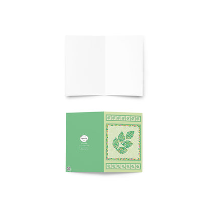 Spring Foliage Greeting Card, Blank, 4x6