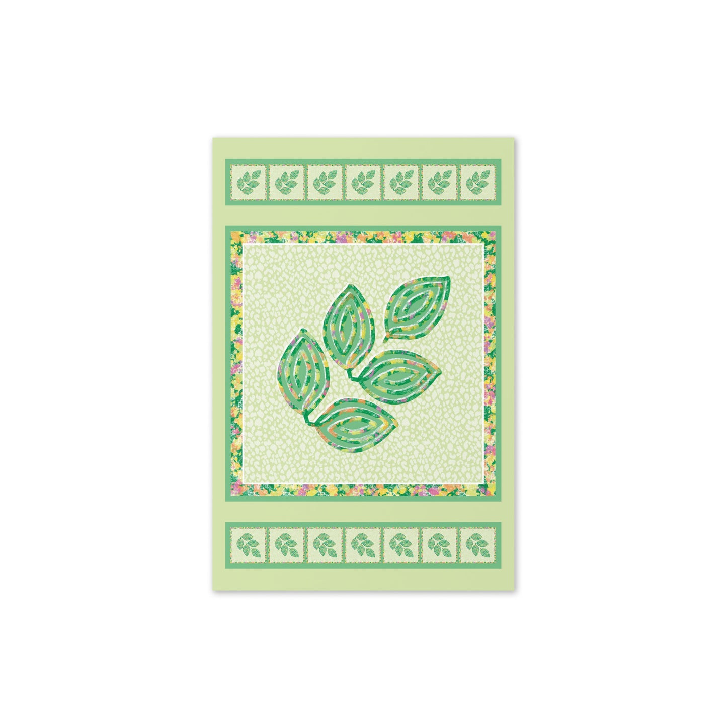 Spring Foliage Greeting Card, Blank, 4x6