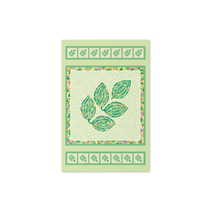 Spring Foliage Greeting Card, Blank, 4x6