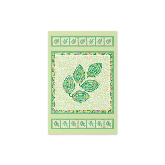 Spring Foliage Greeting Card, Blank, 4x6