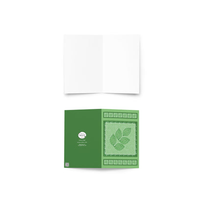 Summer Foliage Greeting Card, Blank, 4x6