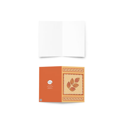 Autumn Foliage Greeting Card, Blank, 4x6