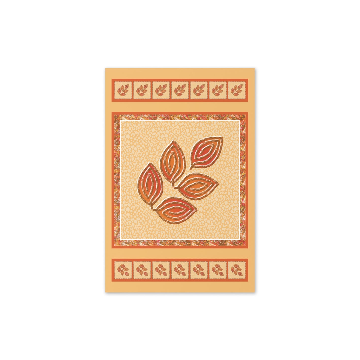 Autumn Foliage Greeting Card, Blank, 4x6