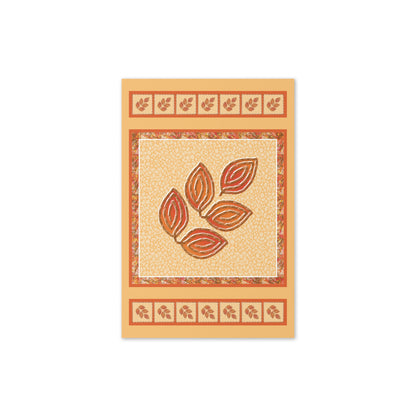 Autumn Foliage Greeting Card, Blank, 4x6
