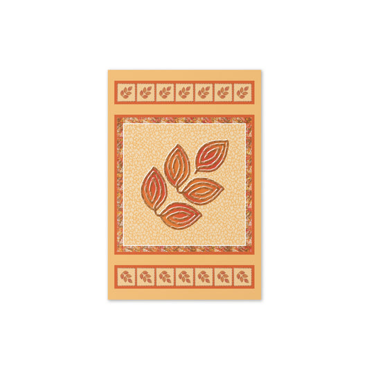 Autumn Foliage Greeting Card, Blank, 4x6