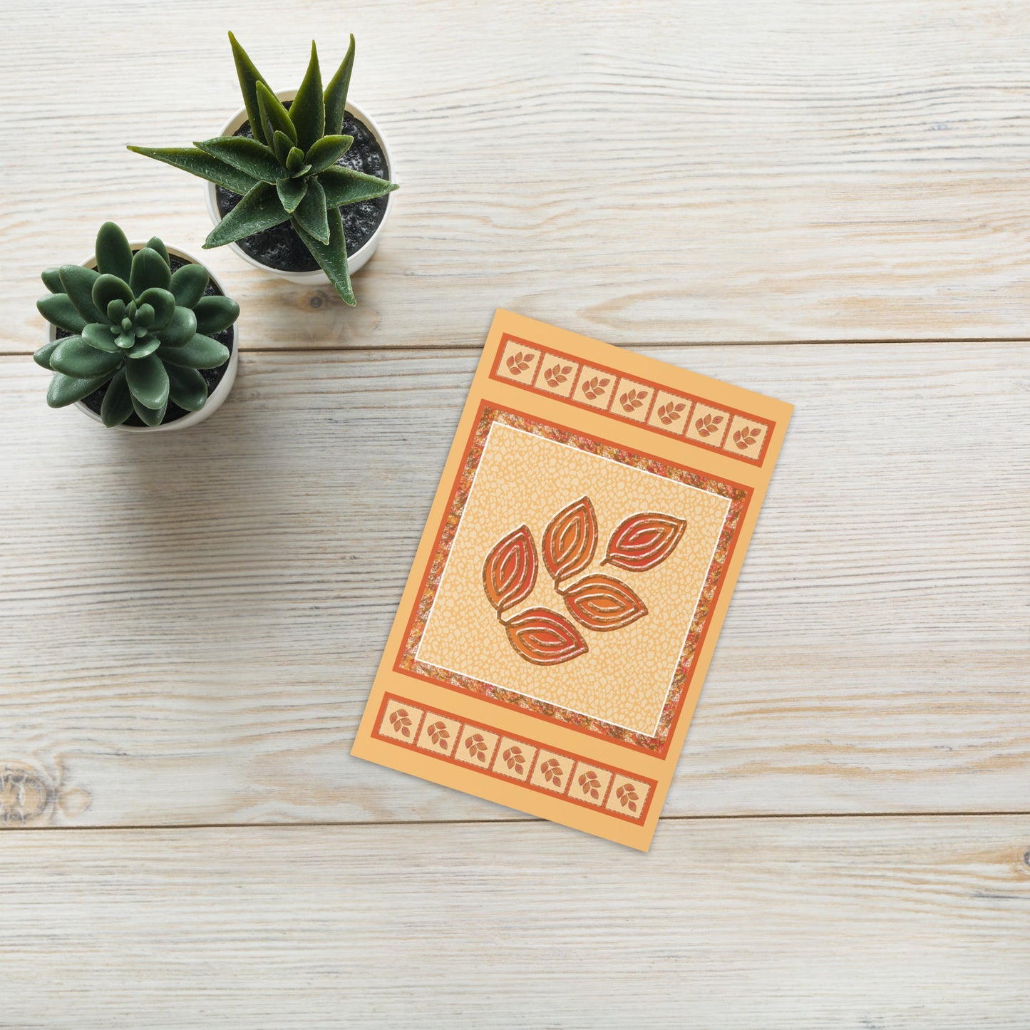 Autumn Foliage Greeting Card, Blank, 4x6