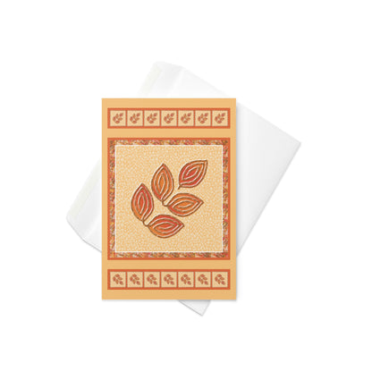 Autumn Foliage Greeting Card, Blank, 4x6