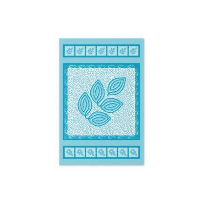 Winter Foliage Greeting Card, Blank Inside, 4x6