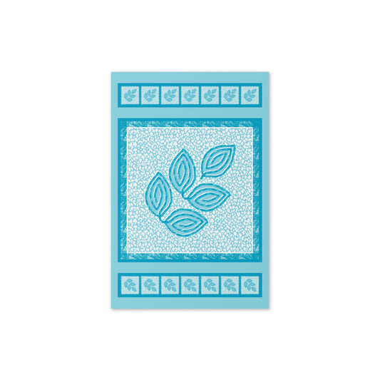 Winter Foliage Greeting Card, Blank Inside, 4x6