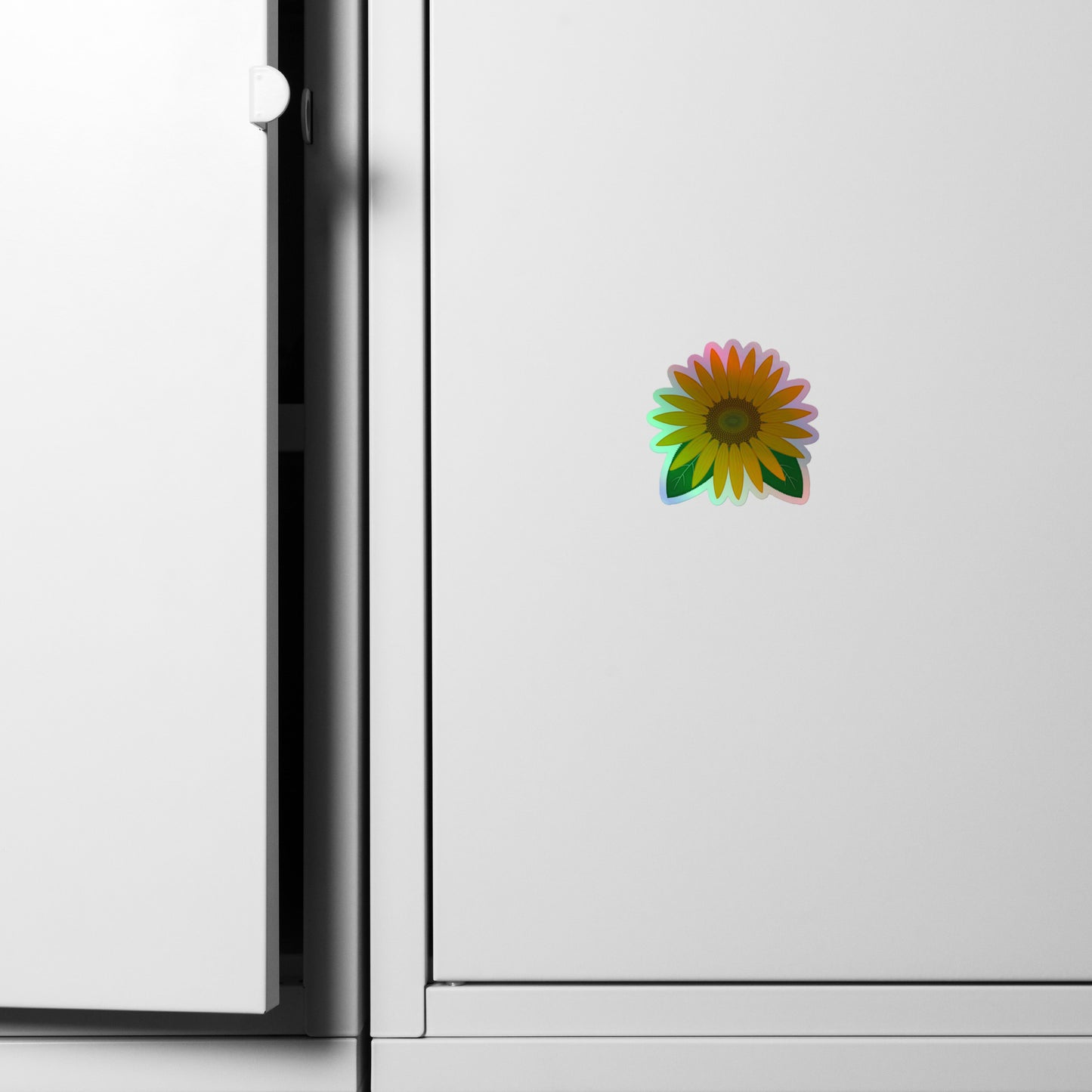 Sunflower Kiss-Cut Holographic Sticker