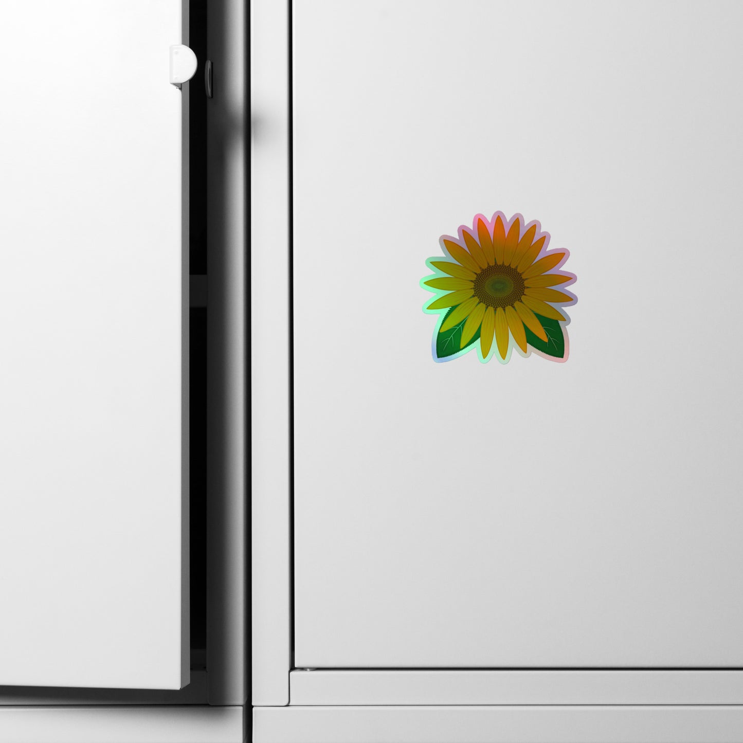Sunflower Kiss-Cut Holographic Sticker