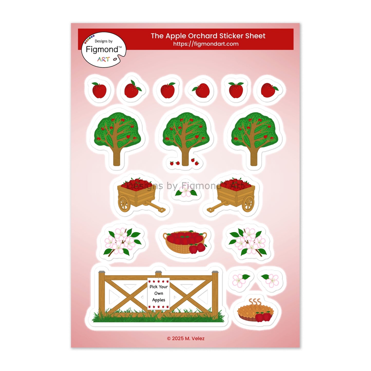 The Apple Orchard Sticker Sheet