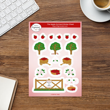The Apple Orchard Sticker Sheet