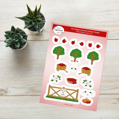 The Apple Orchard Sticker Sheet