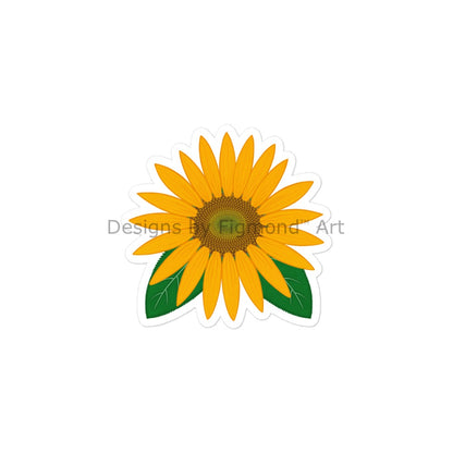 Sunflower Kiss-Cut Sticker