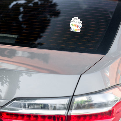 Shh… This Is My Happy Place Kiss-Cut Sticker