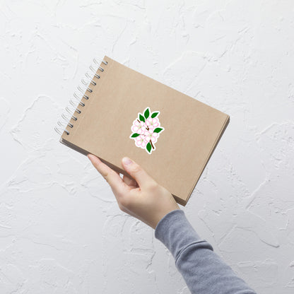 Apple Blooms Kiss-Cut Sticker