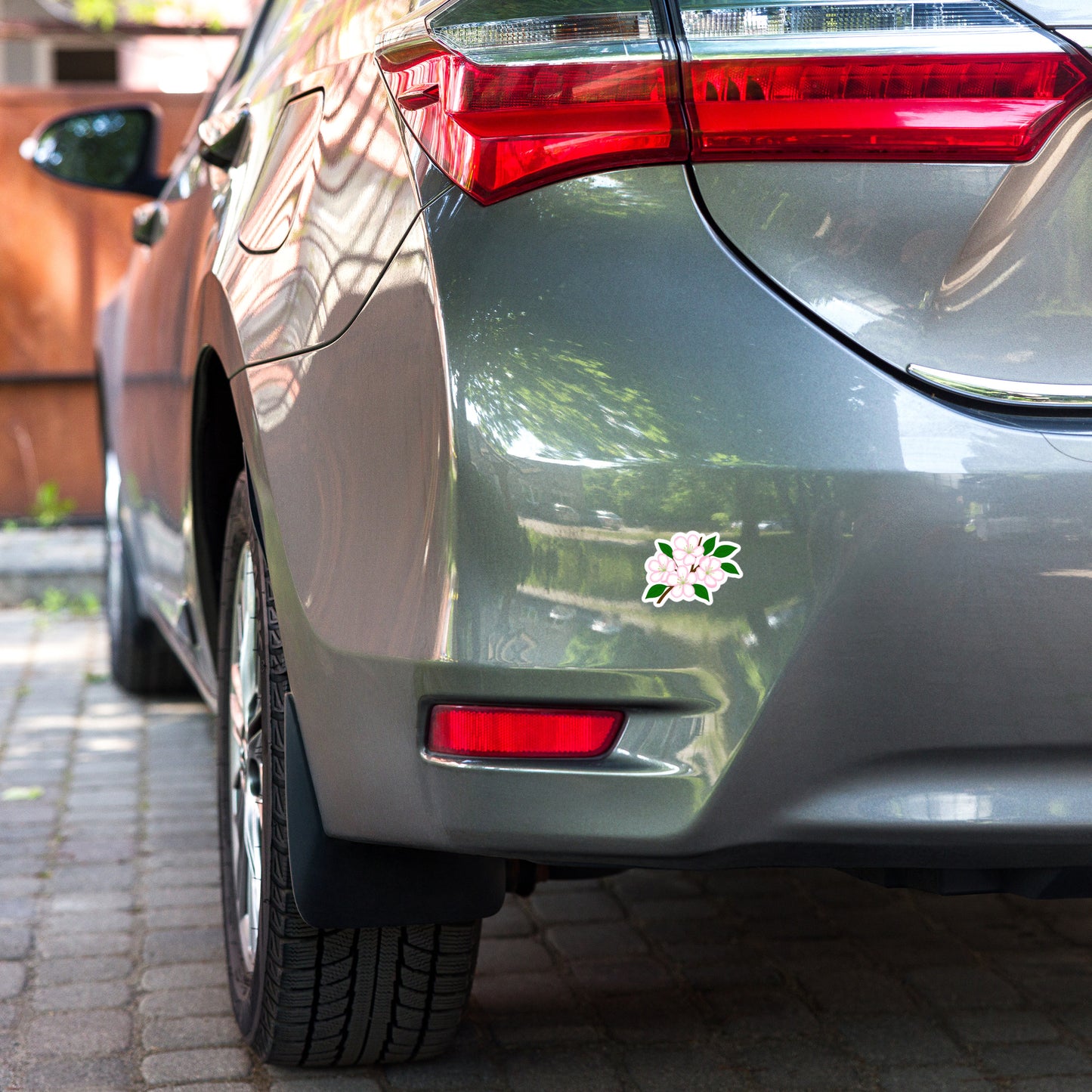 Apple Blooms Kiss-Cut Sticker