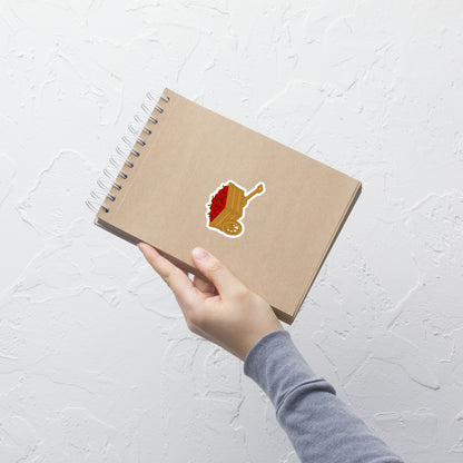 Apple Cart Kiss-Cut Sticker