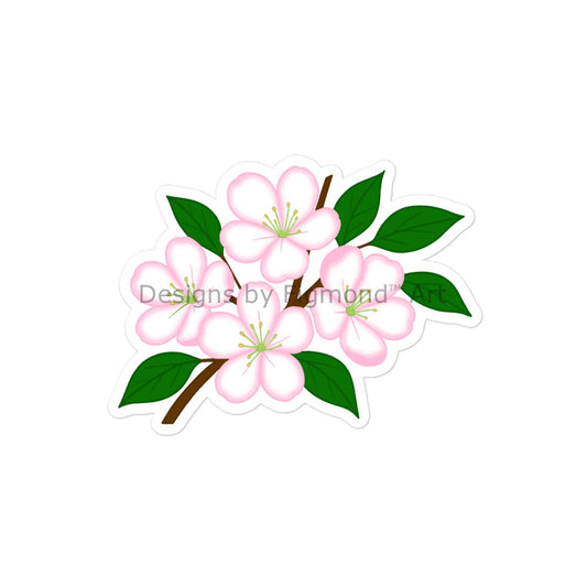 Apple Blooms Kiss-Cut Sticker