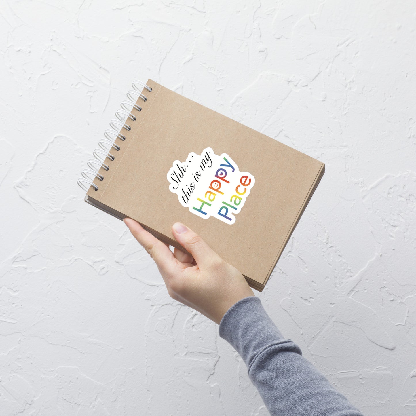 Shh… This Is My Happy Place Kiss-Cut Sticker