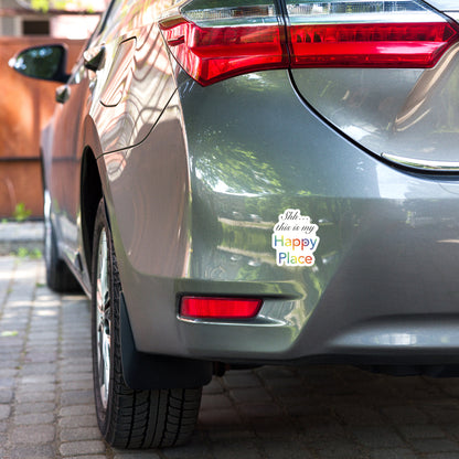 Shh… This Is My Happy Place Kiss-Cut Sticker