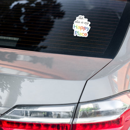 Shh… This Is My Happy Place Kiss-Cut Sticker