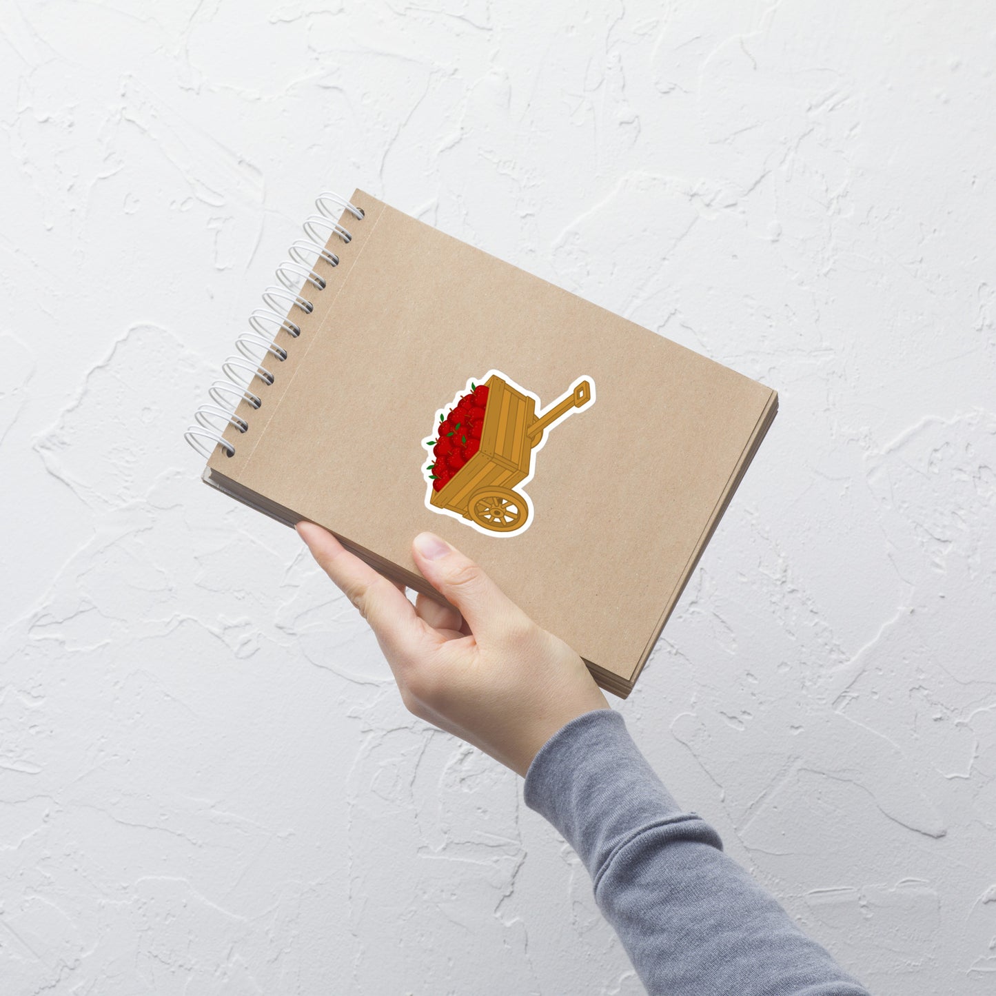 Apple Cart Kiss-Cut Sticker