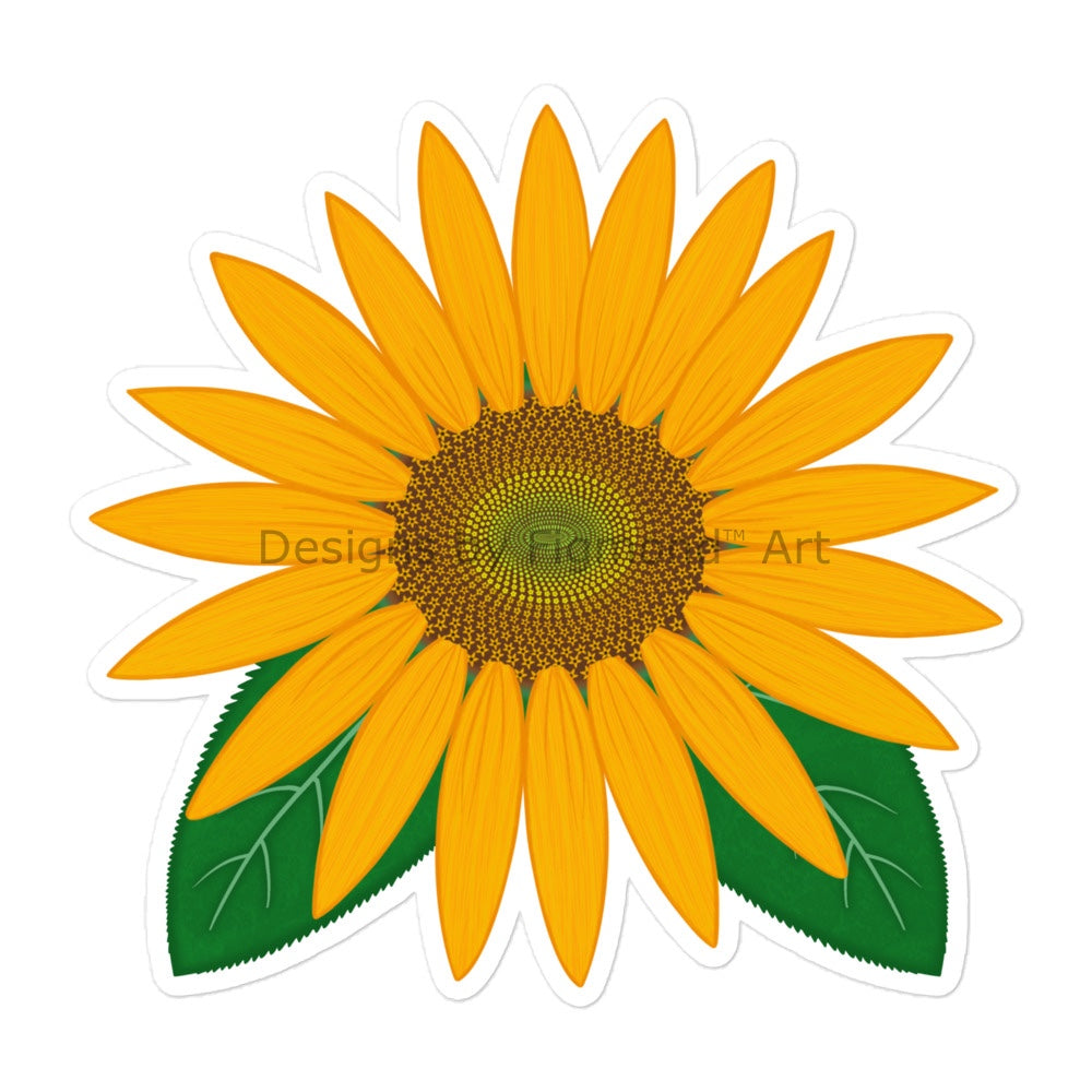 Sunflower Kiss-Cut Sticker