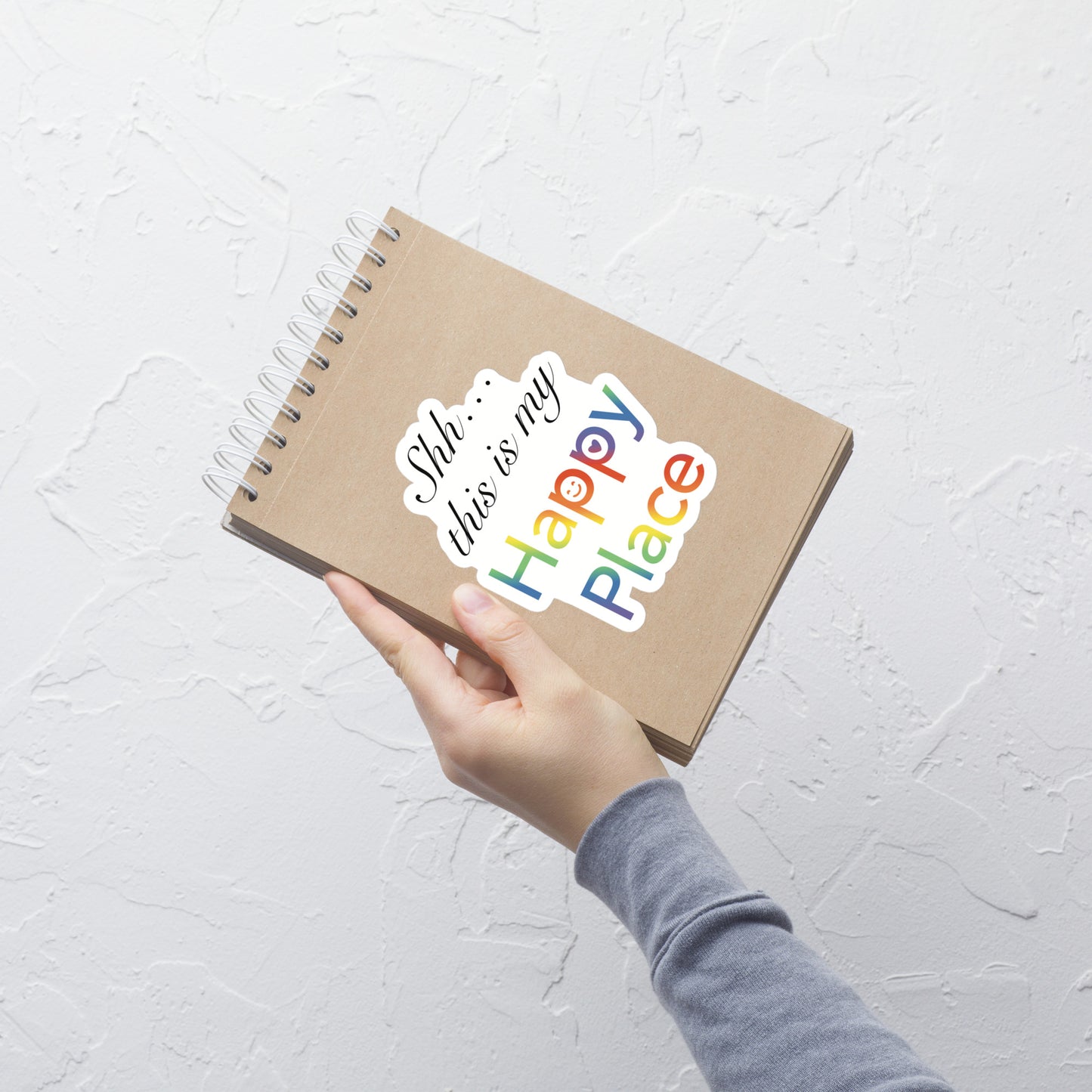 Shh… This Is My Happy Place Kiss-Cut Sticker