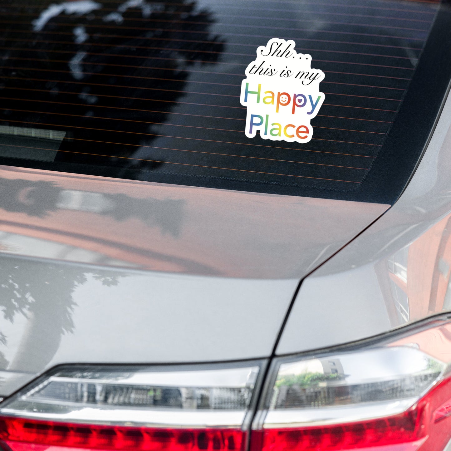 Shh… This Is My Happy Place Kiss-Cut Sticker